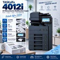Photocopieur multifonction monochrome A3 d'occasion 4012i, 40 ppm, imprimante recto verso, scanner, machine de photocopie de bureau, Japon