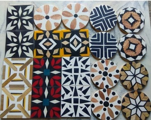 ถาดรองแก้วไม้ไผ่ขัดเงาเรซินที่ทันสมัยชุดทำด้วยมือสี่เหลี่ยมทนความร้อนเป็นมิตรกับสิ่งแวดล้อมสำหรับบาร์โต๊ะชาถ้วยของขวัญ - Product Image 2