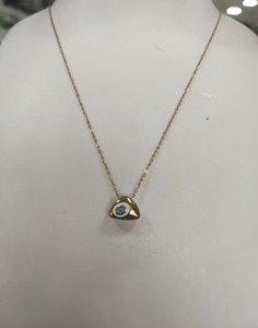 Collier Collier Acier Inoxydable Collier Lettre d'Amour Initiale de Luxe Pour Cadeau de Saint Valentin - Product Image 3