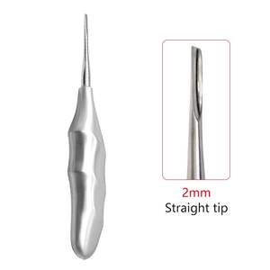 ชุดลิฟต์ทันตกรรมอุปกรณ์ผ่าตัดแบบโค้งสแตนเลสสำหรับถอนฟันลิฟต์ทำฟันดีไซน์ใหม่ - Product Image 3