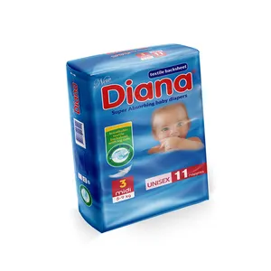 防水散装供应商新款戴安娜超吸收婴儿纸尿裤最低价格戴安娜有机婴儿纸尿裤