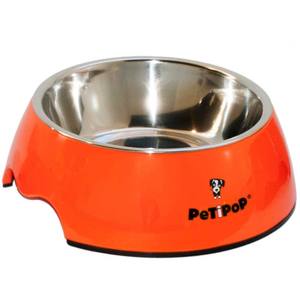 Melamine Petipop <b>Bowl</b> - Orange M - Product Image 1