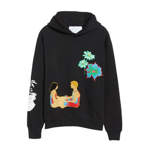 เสื้อมีฮู้ดปักลายสำหรับผู้ชายแฟชั่น - Product Image 5