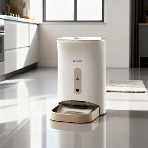 เครื่องให้อาหารสัตว์อัตโนมัติ Sudex ขนาด 4.5 ลิตร แบบพลาสติก พร้อมกล้อง WiFi สำหรับแมว สุนัข และสัตว์ขนาดเล็ก ควบคุมผ่านแอป - Product Image 4