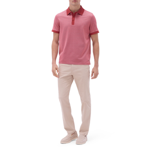 Fourniture ODM de tissu tricoté piqué 100% coton confortable pour hommes avec motif à pointe teint uni pour polos - Product Image 1