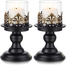 Latest Arrival High Quality Low MOQ Flower Design Gold Candle Holder Luxury <b>Home</b> Decor Candle Holder - Product Image 4