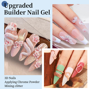 R S Nail 5g <span class=keywords><strong>Gel</strong></span> Sólido para Uñas, <span class=keywords><strong>Gel</strong></span> de Moldeo Antiadherente, <span class=keywords><strong>Gel</strong></span> de Escultura 3D Blanco Removible con UV/LED para Extensión de Uñas - Product Image 6