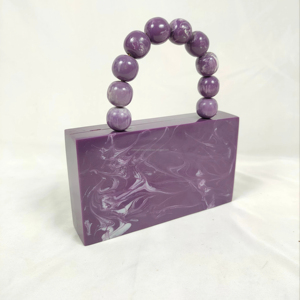 Bolso de mano de noche de Ángel hecho a mano de resina de lujo modelo pintado a mano tamaño personalizado colores arte coleccionable para damas a granel - Product Image 1