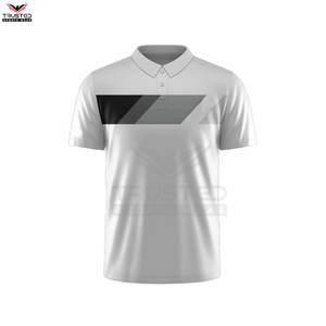 Diseño por encargo Precio más vendido Hombres de punto sólido para camisas Secado rápido Cómodo y transpirable - Product Image 2
