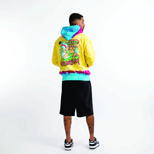 Drop-shoulder Printed Knitted Eco-Friendly Quick Dry Winter <b>Pullover</b> Hoodies for <b>Men</b> Anti-wrinkle Breathable - Product Image 5