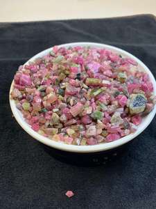 พลอยทัวร์มาลีนธรรมชาติจากอัฟกานิสถาน ไม่ผ่านการบำบัด หลายสี น้ำหนัก 470 กรัม สำหรับทำเครื่องประดับและบำบัดรักษา - Product Image 2