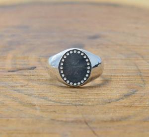 <b>Plain</b> Silver Signet <b>Ring</b> 925 Sterling Silver Handmade Unisex Gemstone <b>Ring</b> Designer Jewelry Gift for Christmas - Product Image 1