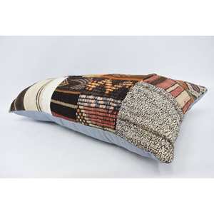 Luxury Bohemian Vintage Floral Wool <b>Pillow</b> 16x36 Inch Striped Patchwork Decorative Cushion for Living Room Sofa Bedding - Product Image 5