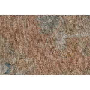 Turkish Rug, Small 1,2x3,2 ft Vintage Rug, <b>Brown</b> Striped <b>Wool</b> Rug - Product Image 5