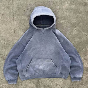 Nuevas sudaderas gruesas lavadas con ácido, ropa de calle Vintage para hombres, sudaderas informales de moda, sudaderas con capucha para hombres - Product Image 4