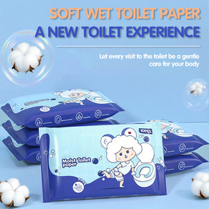 2025 hàng đầu chọn langqiao không dệt ẩm giấy vệ sinh cho hộ gia đình sử dụng cuối cùng sạch sẽ êm ái & làn da nhạy cảm - Product Image 3