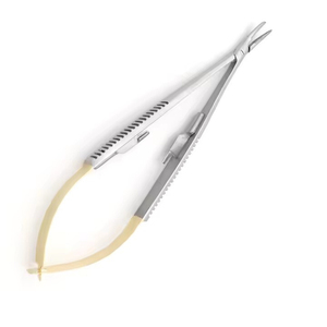 Tijeras de Cutícula de Alta Calidad, Rectas y Curvas, 12 cm, Acero Inoxidable, Mango con Resorte, para Recortar Cejas y Cabello, Microresorte - Product Image 5