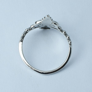 925 Sterling Silver Fine Rings Rainbow Moonstone Gemstone Crown Design Toutes les tailles britanniques Bijoux en gros pour les fêtes de mariage - Product Image 6