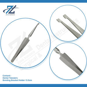 Pince à épiler dentaire support de support de liaison 13.5cm pince à épiler dentaire en acier inoxydable pince à épiler dentaire autoclavable Pakistan - Product Image 4