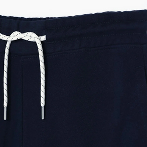 Cintura elástica informal para hombre, diseño de bolsillo cruzado ajustado, cómodo, Color sólido, cintura ajustable, teñido liso - Product Image 3