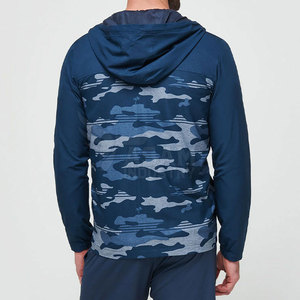 Sweat à capuche zippé sérigraphié, design personnalisé, tissu confortable, fermeture éclair intégrale, pull décontracté - Product Image 3