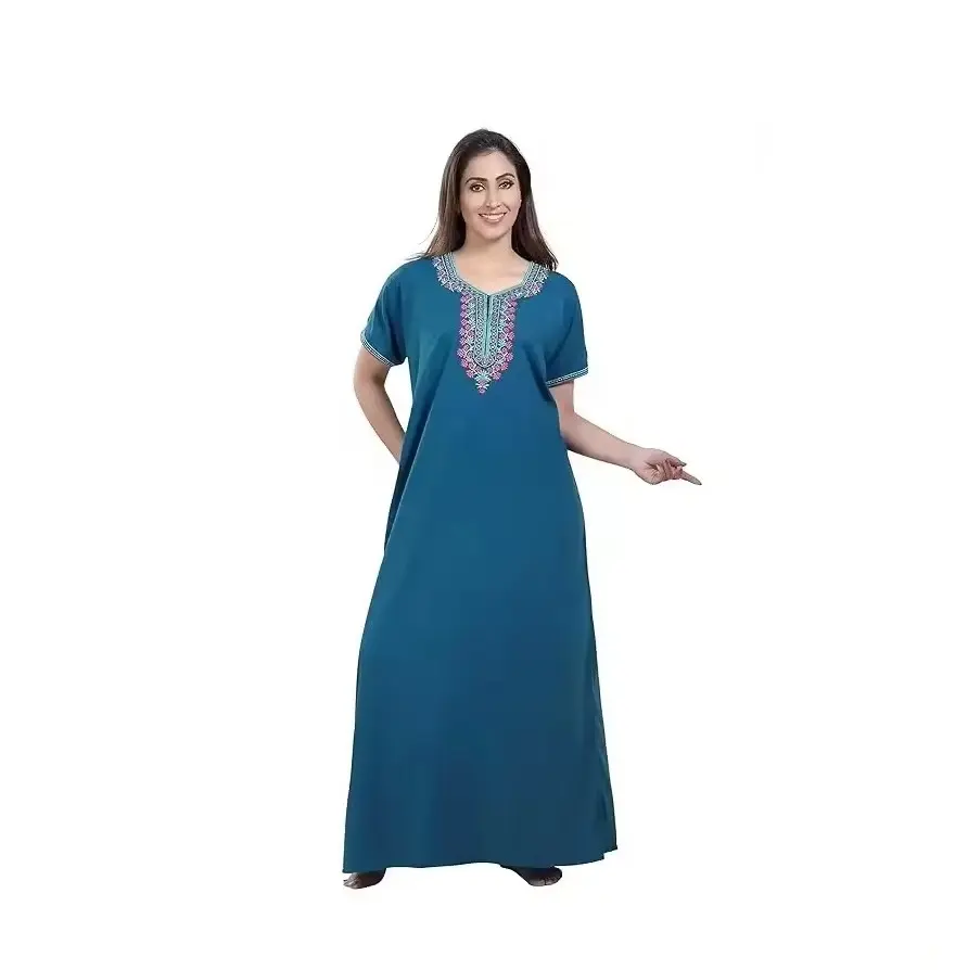नाइटवियर महिलाओं के लिए सर्वोत्तम गुणवत्ता वाली कॉटन प्रिंटेड ड्रेस भारत से किफायती मूल्य पर उपलब्ध है