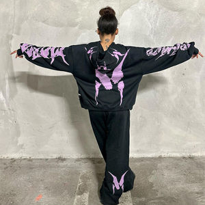 Survêtements en molleton de coton décontractés à capuche pour femmes, nouvelle arrivée, vêtements de sport de haute qualité, élégants - Product Image 3