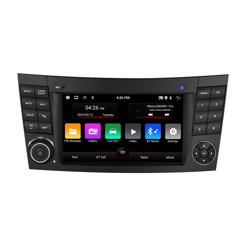 Navifly новейшая система Android 1024*600 экран 2 + 32 ГБ автомобильный навигационный плеер для 7 дюймов Benz W211 с GPS Wi-Fi