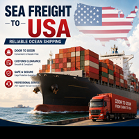 Expédition maritime de fret de la Chine vers les États-Unis, service logistique porte-à-porte, transitaire maritime avec dédouanement