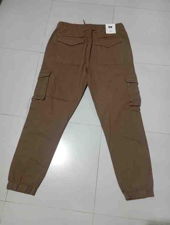 Stylish Men's Cotton Polyester Cargo Trousers Trendy Workwear Sweatpants for Comfort & Fashionable Everyday Looks