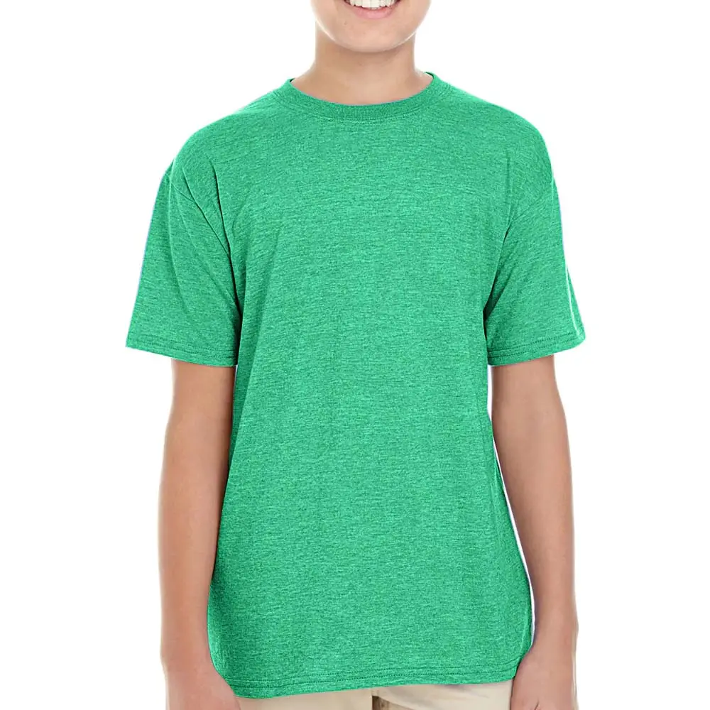 T-Shirt à manches courtes CamoHex pour jeunes, Sport, évacue l'humidité, rose framboise