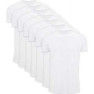 Camisetas de algodón para hombre, Camiseta corta a la moda 2025 con cuello redondo, camiseta informal de Color sólido para hombre, camiseta de talla grande en 18 colores, venta al por mayor de La M-6XL - Product Image 6