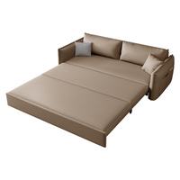 Canapé-lit pliant en tissu moderne peu encombrant multi-usages pour hôtel et chambre à coucher meubles de salon avec rangement