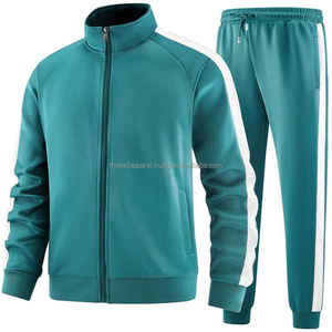 Unisex 100% Cotton Men Sweatshirt Hot New Two-Piece Custom-Made Hooded Pullover Sweatshirt and Solid Pattern <b>Sweatpants</b> <b>Sets</b> - Product Image 5