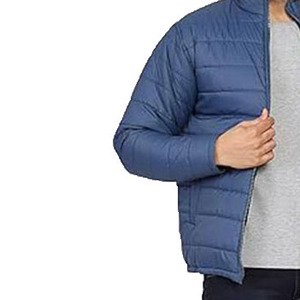 เสื้อแจ็กเก็ตบุนวมสำหรับผู้ชายเสื้อโค้ทผ้าขนเป็ดมีซิปแบบเต็ม - Product Image 5