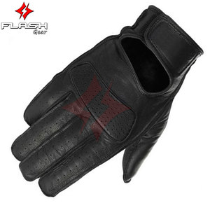 Nouveaux gants en cuir courts pour hommes gants de course de vélo Premium pour les motocyclistes gants d'équitation shorty respirants en gros - Product Image 6