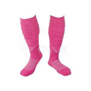 Custom Logo High Quality Sports Grip Knee High <b>Wool</b> Liner Winter American Football <b>Socks</b> with Cuff Logo - Product Image 1