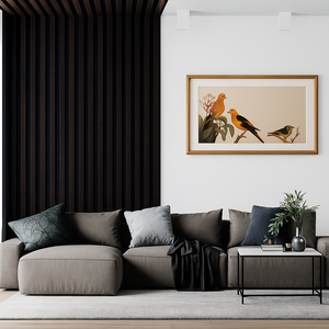 Tableros de techo de PVC impermeables de primera calidad con superficie ranurada de diseño minimalista para dormitorio, sala de estar, taller, acabado de gimnasio - Product Image 1