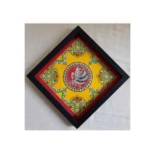 Exquisita bandeja de servicio colorida de lujo decorativa India duradera ecológica de madera de acacia pintada a mano - Product Image 5