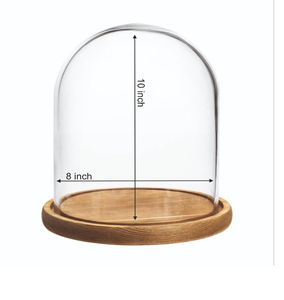 Proveedor al por mayor Soporte de exhibición de pastel de madera con tapa Soporte de cúpula Soporte de pastel circular para fiestas Panadería Hotel Hogar - Product Image 4