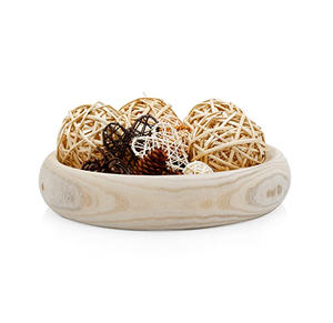 ชามไม้สำหรับตกแต่งต้นคริสต์มาสชามแป้งทำด้วยมือสำหรับทำเทียนของขวัญทำจากไม้ - Product Image 6