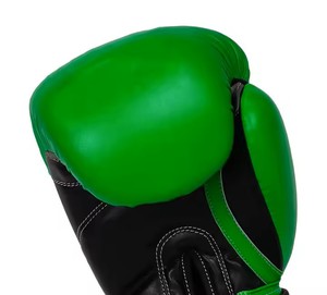 Guantes de boxeo equipo de entrenamiento con correa de muñeca segura acolchado protector de tela transpirable adecuado para la práctica de combate - Product Image 6
