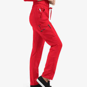 2026 Women Doctor Nursing Scrubs <b>Pants</b> Womens Jogger <b>Pants</b> Elastic Back Waist Mid-Rise Flared Leg Scrubs Medical Uniform Bottoms - Product Image 5