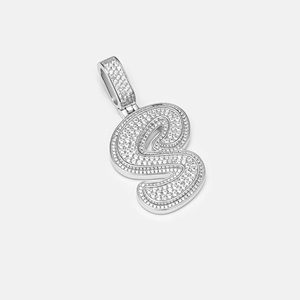 Pendentif personnalisé pour homme, style hip-hop, serti de diamants CZ, plaqué or, en alliage - Product Image 4