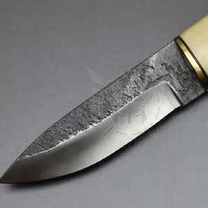 Professional Hand Forged High Carbon Steel Straight Back Blade 3mm Thick Traditional Viking <b>Knife</b> <b>Bone</b> <b>Handle</b> OEM - Product Image 5