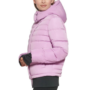 Chaqueta acolchada corta para mujer de último diseño, chaqueta de talla grande transpirable con cremallera de invierno hecha a medida de alta calidad con logotipo para mujer - Product Image 6