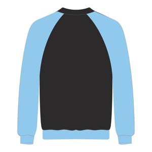 1938 Jack et Jill of America noir manches raglan sweat bleu Chenille broderie noir organisations professionnelles civiques - Product Image 3