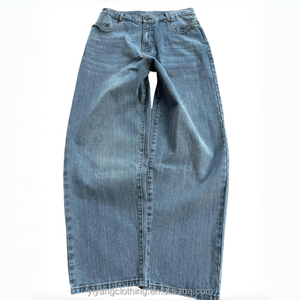 Jeans en denim à jambe large pour hommes, légers, pour la vente en gros aux détaillants et la fourniture en vrac - Product Image 1