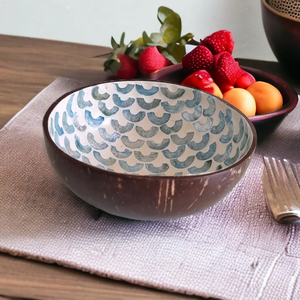 หอยมะพร้าวเคลือบเงาเป็นมิตรต่อสิ่งแวดล้อมเปลือกหอยเปลือกไข่ฝังมุกแม่วินเทจ - Product Image 5