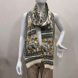 Dupatta en coton imprimé ethnique, écharpe en coton pour femmes, châle, foulard, enveloppes dans différents styles, dupatta imprimé à la main en coton - Product Image 3